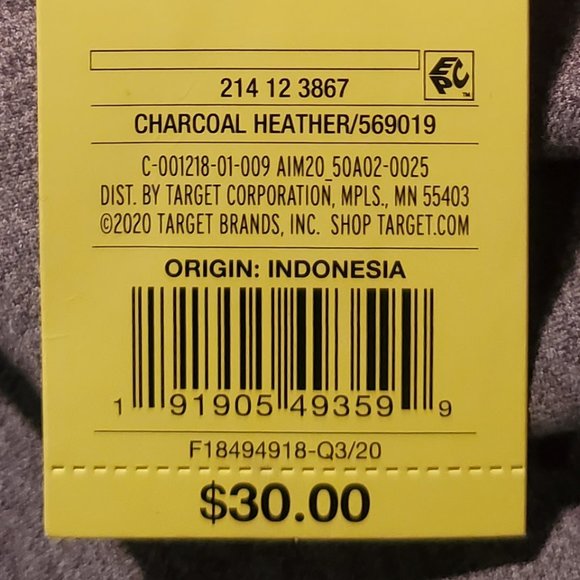 Target All In Motion NWT Zip Front Jacket Women’s Small Charcoal Heather - Picture 12 of 13